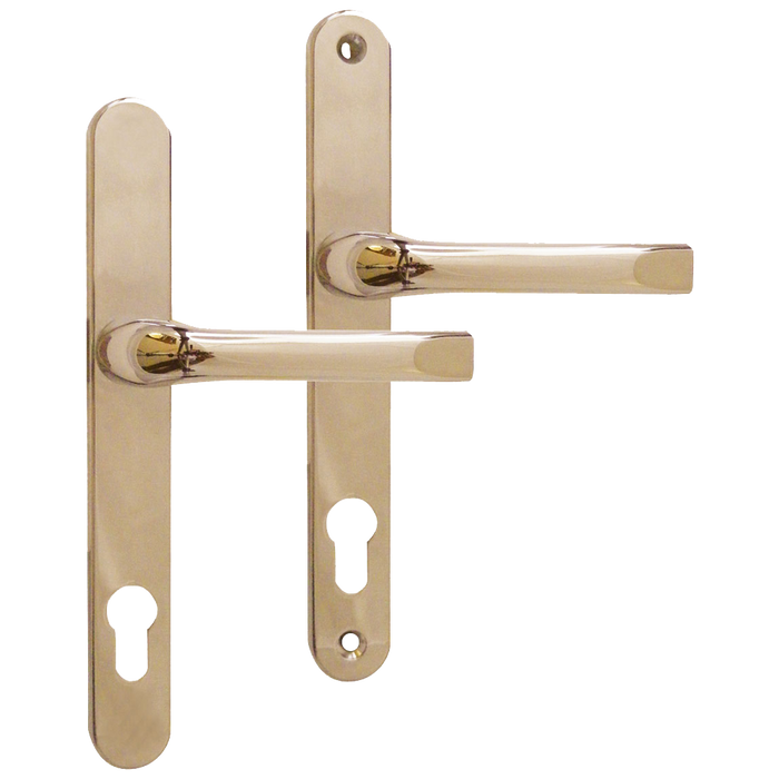 L18399 - ASEC 92 Lever/Lever UPVC Furniture - 240mm Backplate