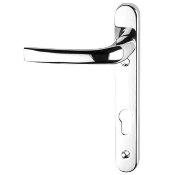 L18405 - ASEC 92 Lever/Lever UPVC Furniture - 220mm Backplate