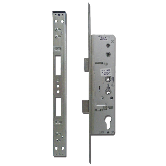 L18749 - YALE Doormaster Lever Operated Latch & Deadbolt 16mm Twin Spindle Overnight Lock To Suit Lockmaster
