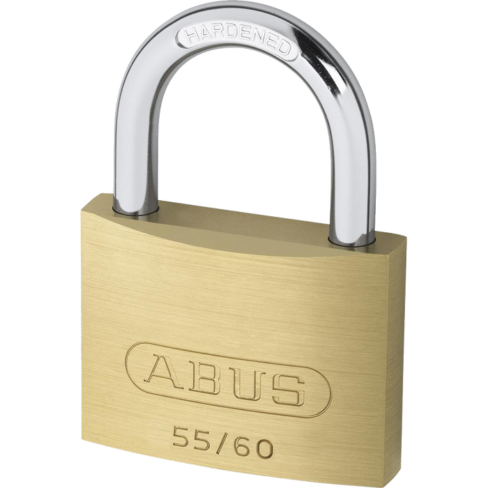 L19090 - ABUS 55 Series Brass Open Shackle Padlock