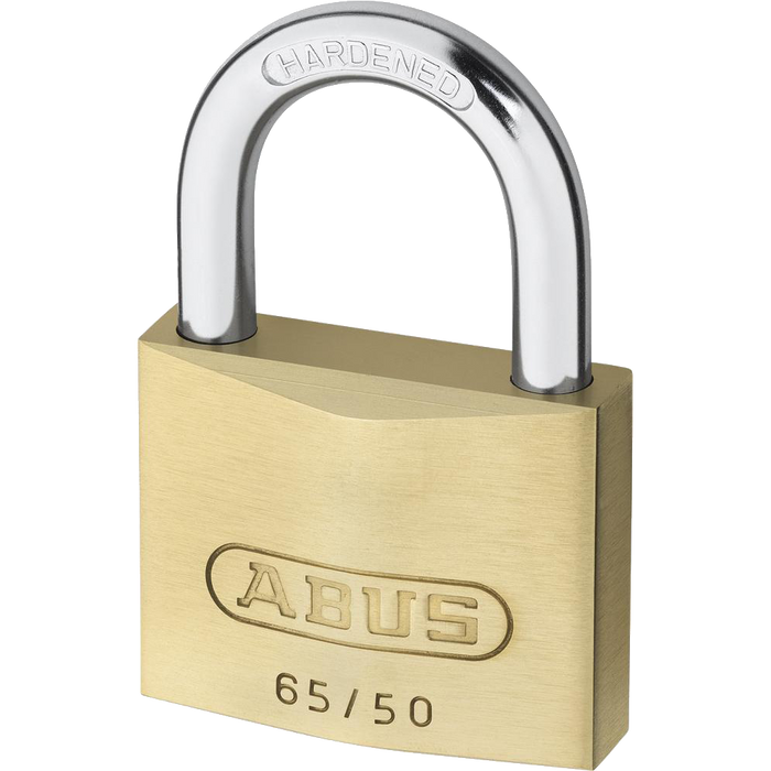 L19109 - ABUS 65 Series Brass Open Shackle Padlock