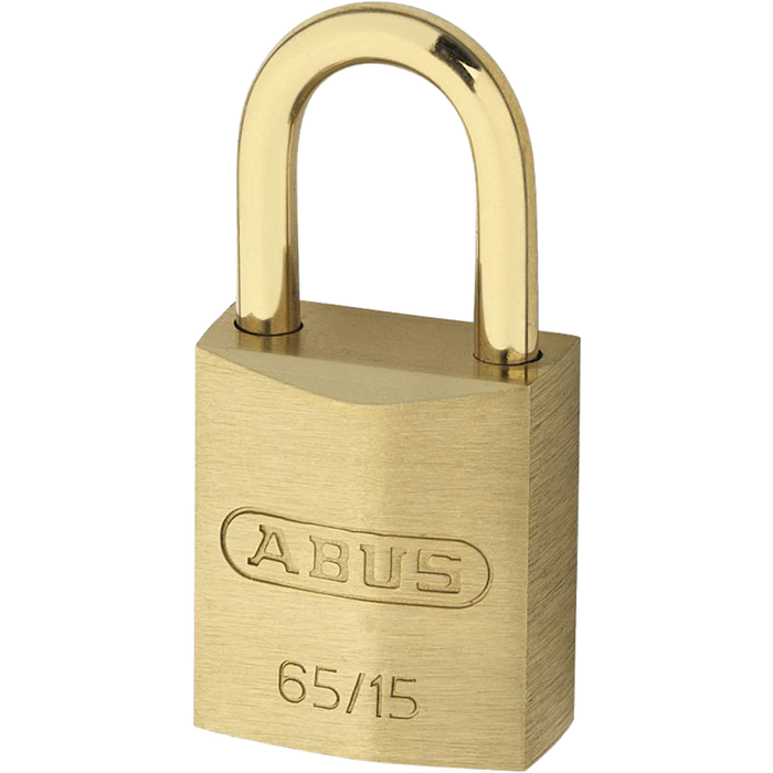 L19132 - ABUS 65 Series Brass Open Shackle Padlock