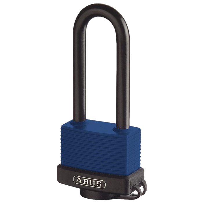 L19184 - ABUS 70IB Series Aqua Safe Marine Brass Long Stainless Steel Shackle Padlock