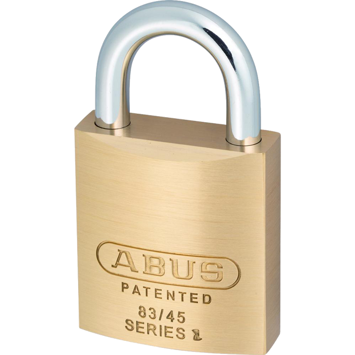 L19193 - ABUS 83 Series Brass Open Shackle Padlock