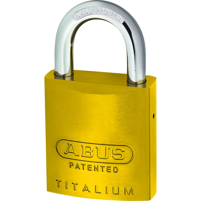 L19216 - ABUS 83AL Series Colour Coded Aluminium Open Shackle Padlock Without Cylinder