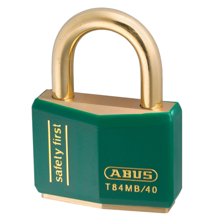 L19248 - ABUS T84MB Series Brass Open Shackle Padlock