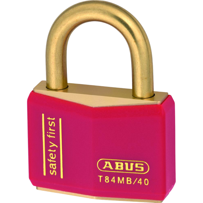 L19249 - ABUS T84MB Series Brass Open Shackle Padlock