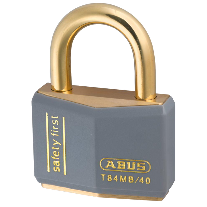 L19250 - ABUS T84MB Series Brass Open Shackle Padlock