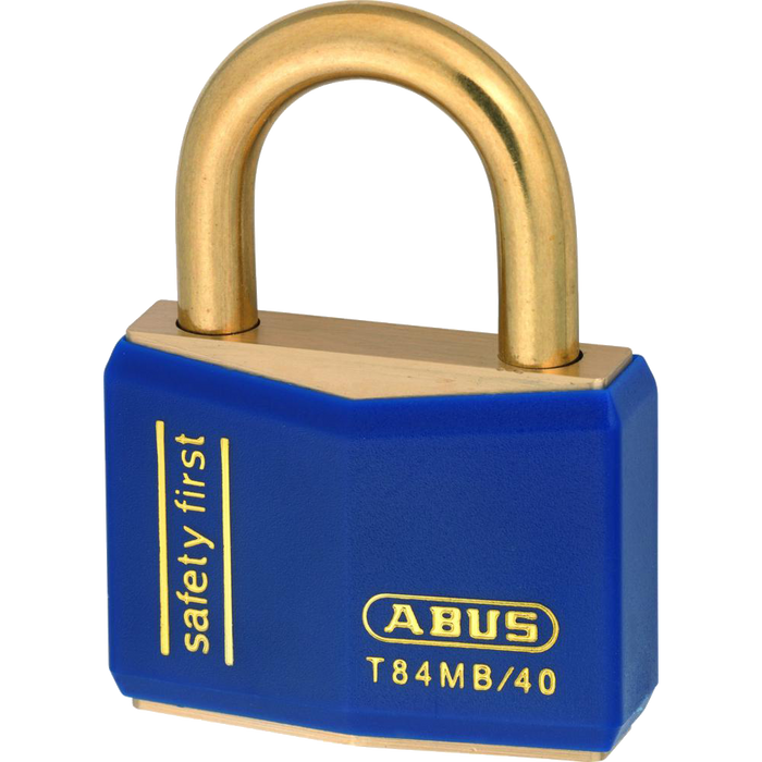 L19251 - ABUS T84MB Series Brass Open Shackle Padlock