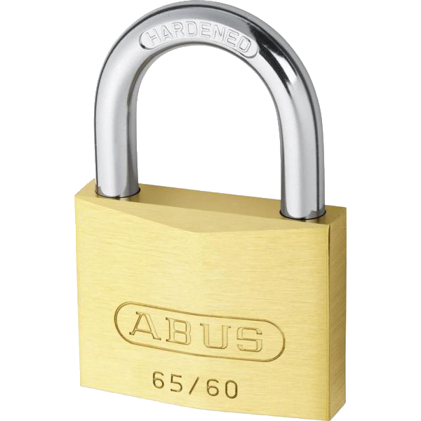 L19546 - ABUS 65 Series Brass Open Shackle Padlock
