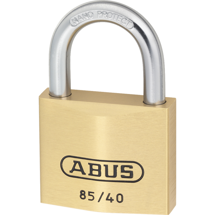 L19550 - ABUS 85 Series Brass Open Shackle Padlock