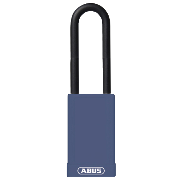 L22485 - ABUS 74HB Series Long Shackle Lock Out Tag Out Coloured Aluminium Padlock