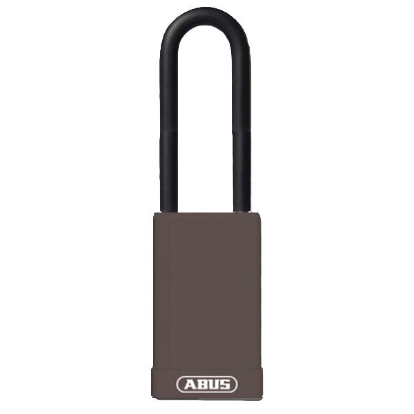 L22486 - ABUS 74HB Series Long Shackle Lock Out Tag Out Coloured Aluminium Padlock