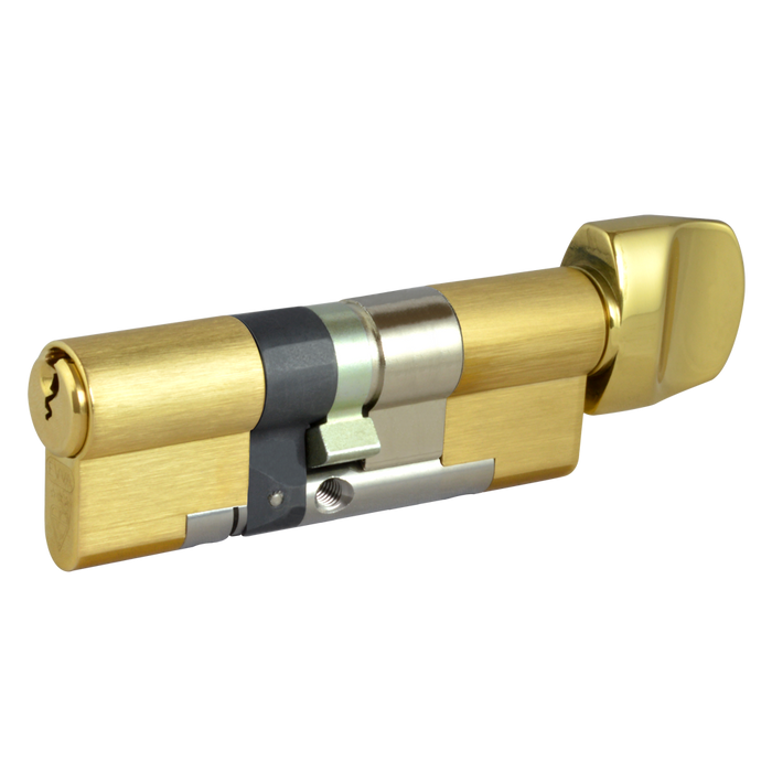 L23764 - EVVA EPS 3* Anti-Snap Euro Key & Turn Cylinder KD 21B