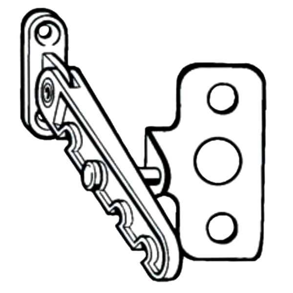 L24293 - ROTO 5ROT0086 Tilting Window Restrictor & Plate