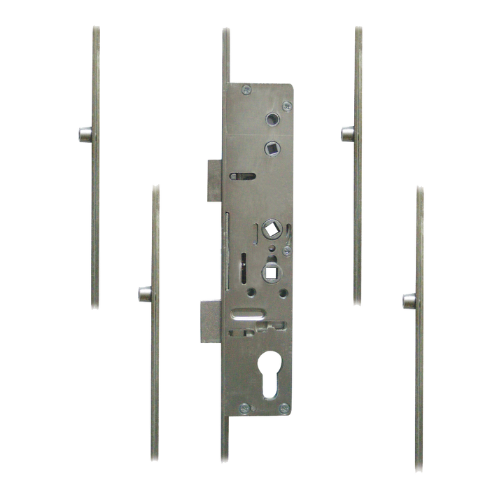 L24377 - LOCKMASTER Lever Operated Latch & Deadbolt Single Spindle - 4 Roller
