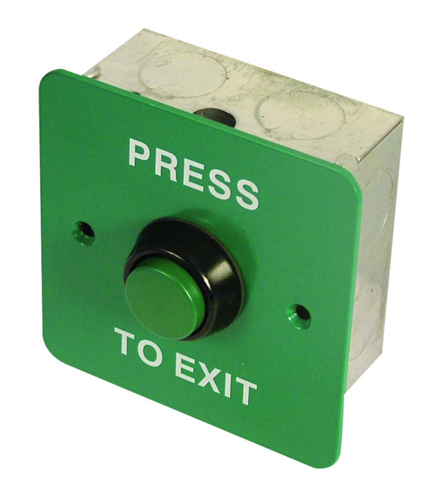 ASEC Press To Exit Green Button - `Press To Exit`