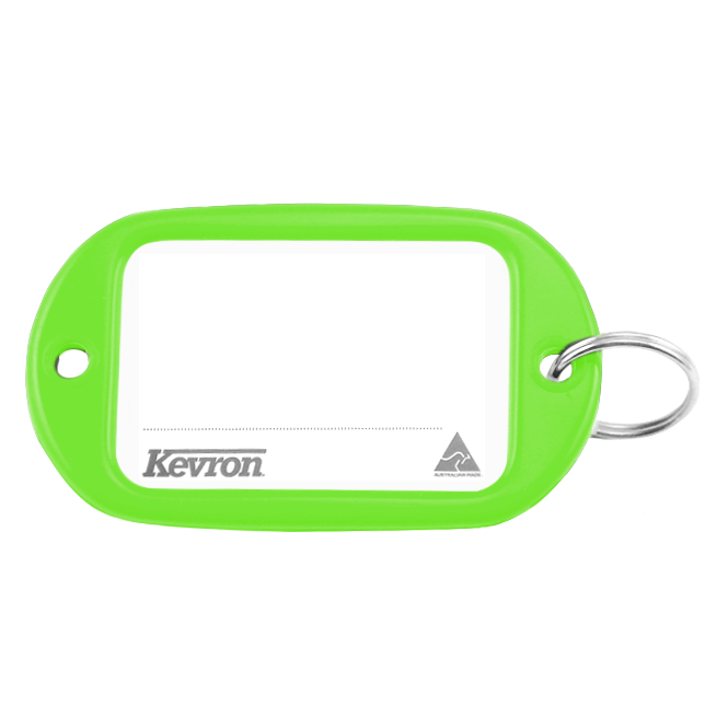 L26677 - KEVRON ID10 Jumbo Key Tags Bag of 50 Assorted Colours