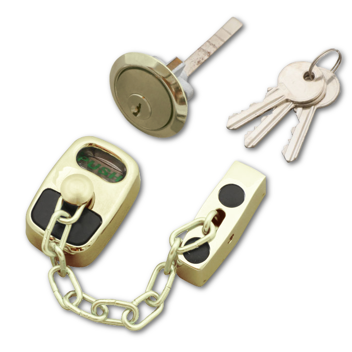 AS11641 - ASEC Door Chain with External Cylinder