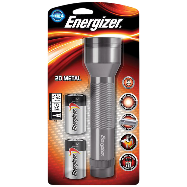 L28174 - ENERGIZER LED Value Metal 2D Torch