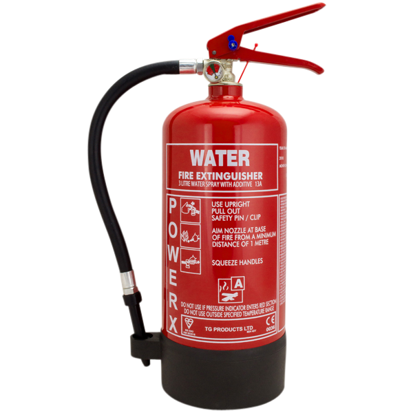 L29820 - THOMAS GLOVER PowerX Fire Extinguisher - Water With Additive 3L