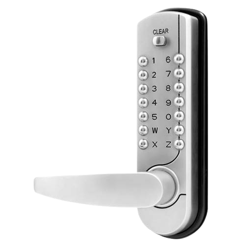 L30086 - LOCKEY 7100 Lever Handle Digital Lock With Easy Code & 60mm Deadlatch