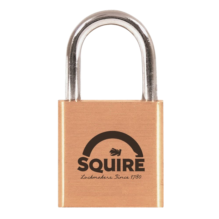 L30122 - SQUIRE Lion Brass Open Shackle Padlock KA