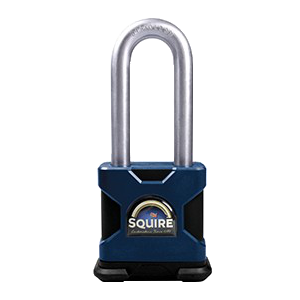 L30665 - SQUIRE Stronghold Long Shackle Padlock Body Only To Take Scandinavian Oval Insert