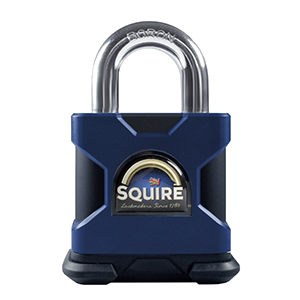 L30663 - SQUIRE Stronghold Open Shackle Padlock Body Only To Take Scandinavian Oval Insert