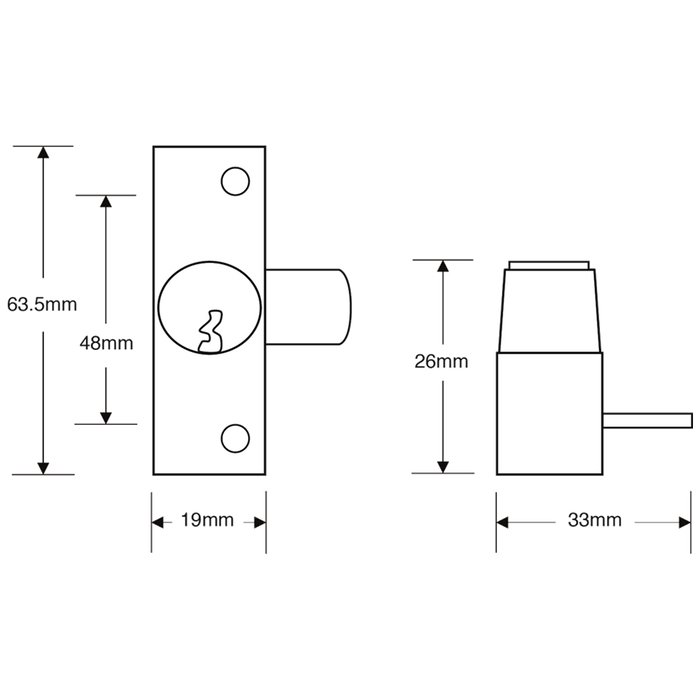 AS3416 - ASEC Window Lock - Metal