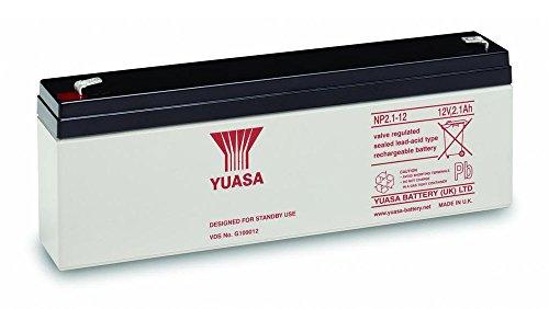 YUASA NP2.1 12 Volt  2.1Ah 12V Rechargeable Sealed Lead Acid Battery