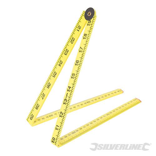 733241 Silverline Folding Rule