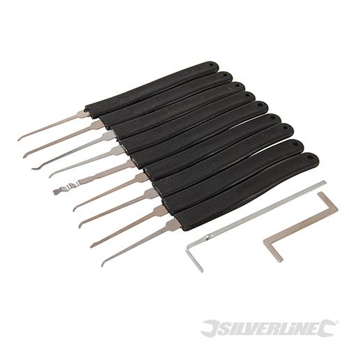 735177 Silverline Lock Picking Set 11pce