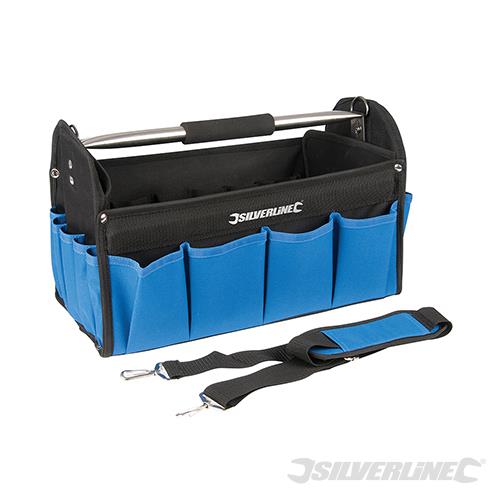 748091 Silverline Tool Bag Open Tote