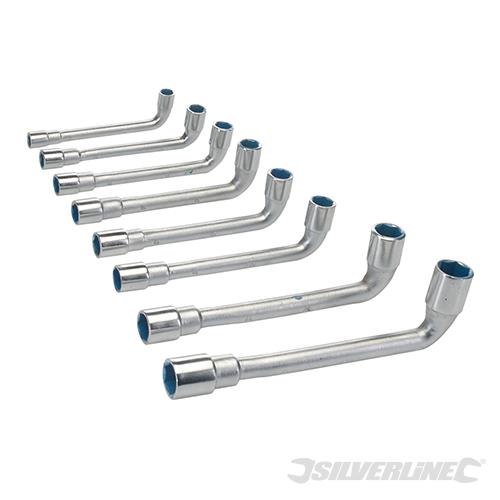 755060 Silverline L-Shaped Socket Wrench Set 8pce