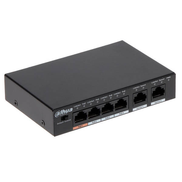 Dahua 4-Port Fast Ethernet PoE Switch (DH-PFS3006-4ET-60)