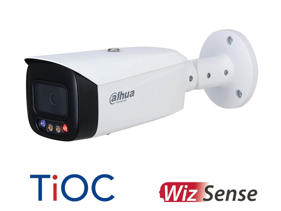 Dahua 5MP Full-colour Active Deterrence Fixed-focal Bullet WizSense Network Camera (DH-IPC-HFW3549T1P-AS-PV-0280B)