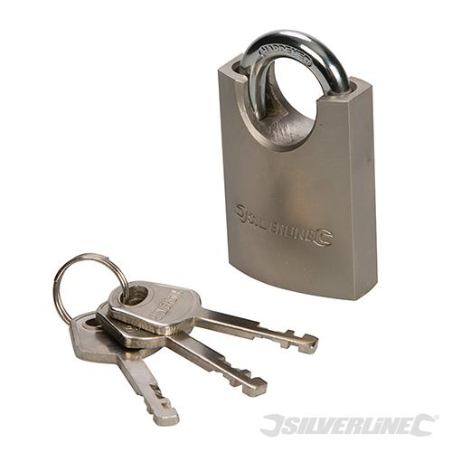 801285 Silverline Shrouded Padlock