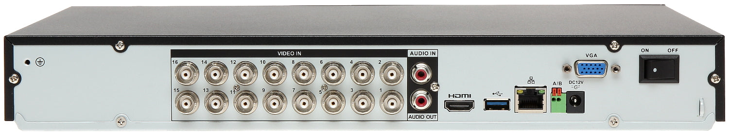 Dahua 16 Channel Penta-brid 4K-N/5MP 1U WizSense Digital Video Recorder (DH-XVR5216AN-4KL-I2)