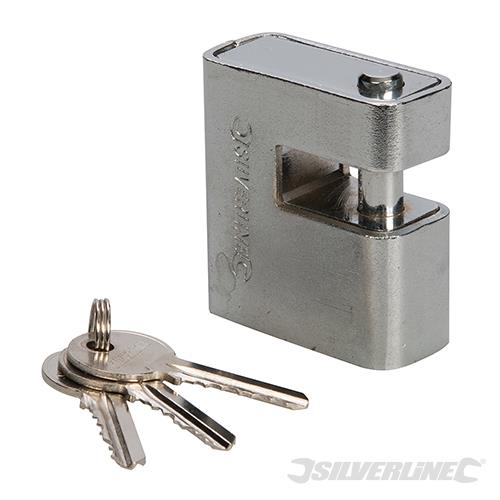 819718 Silverline Close Armoured Shutter Lock Padlock