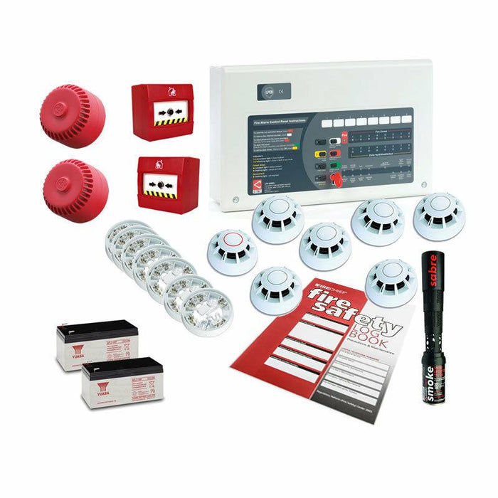 C-TEC 4 zone Conventional Fire Alarm Kit
