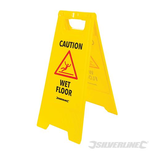 883504 Silverline 'A' Frame Caution Wet Floor Sign