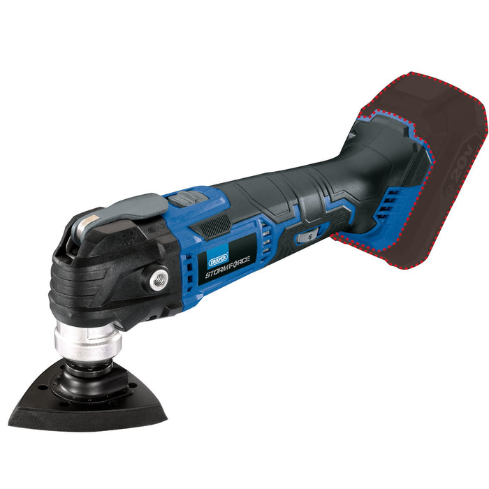 Draper Storm Force® 20V Oscillating Multi-Tool (Sold Bare)