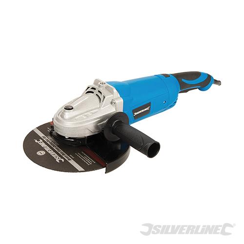 951855 Silverline 2400W Angle Grinder 230mm