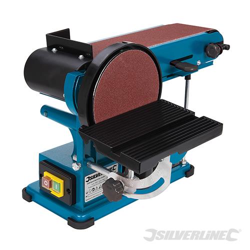 972660 Silverline 350W Bench Belt & Disc Sander 390mm