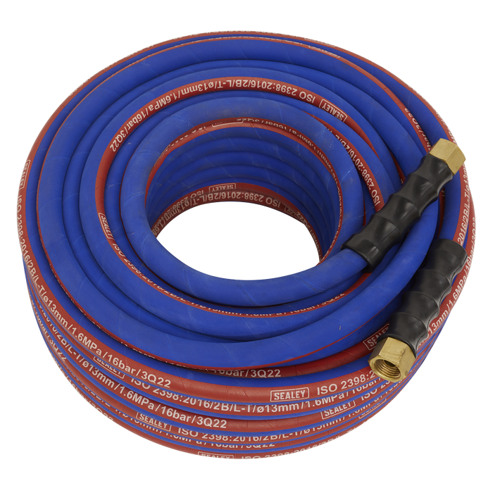 Air Hose 30m x Ø13mm with 1/2"BSP Unions Extra-Heavy-Duty