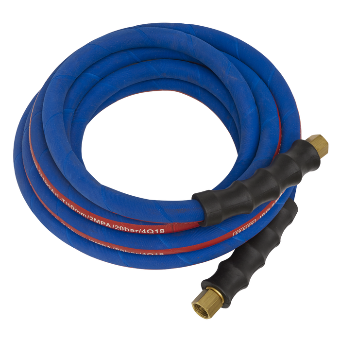 Air Hose 5m x Ø10mm with 1/4"BSP Unions Extra-Heavy-Duty