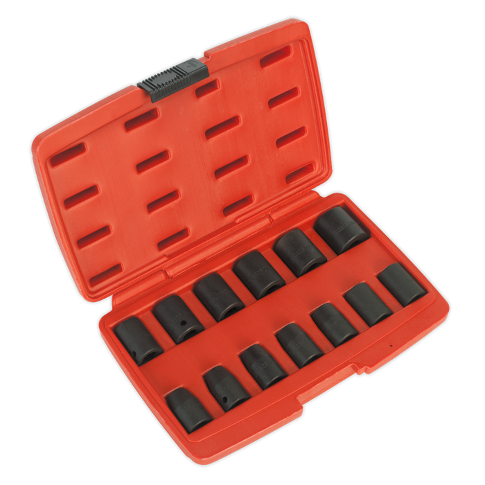 Impact Socket Set 13pc 1/2"Sq Drive Metric