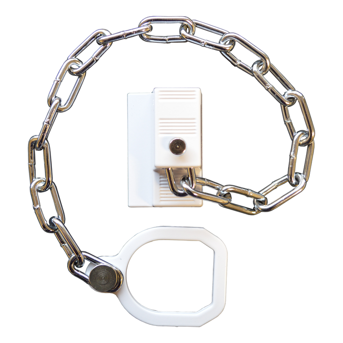 AS10325 - ASEC UPVC Door Chain Restrictor With Ring