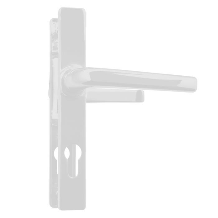 AS12194 - ASEC 70 Lever/Lever Door Furniture To Suit Ferco - 200mm Backplate